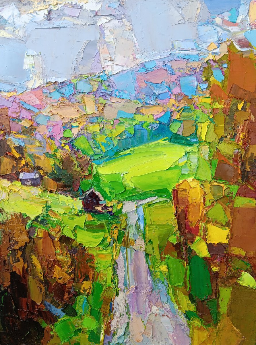 Verdant Whispers By Ruslan Khais, 18 X 24, Artwork For Sale On Artfinder