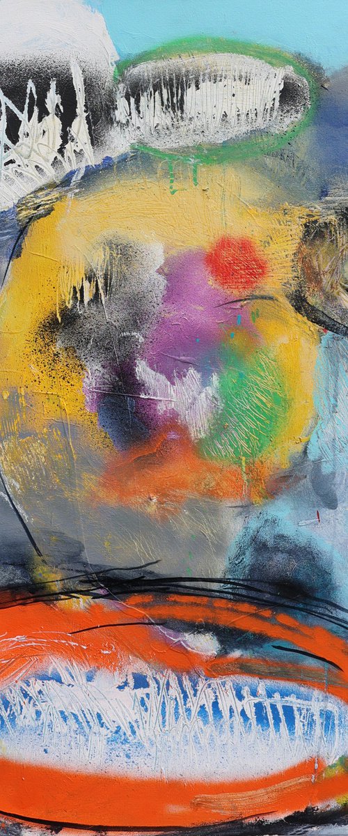 composition with yellow and orange by Artem Andreichuk