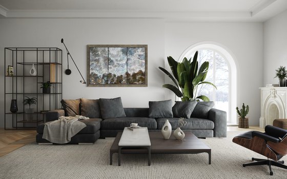 Triptych «  Symphony of nature”