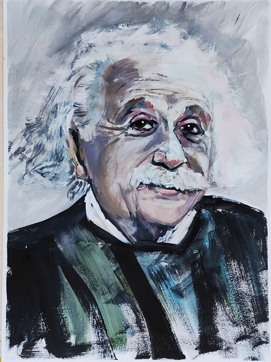 Albert Einstein by Leonid Kirnus