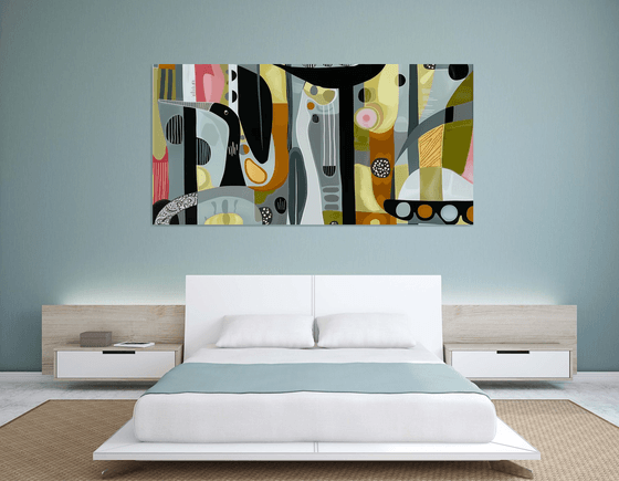 Geometric abstraction #4