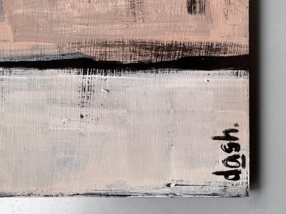 "Waiting Together"  Original painting 16x16in