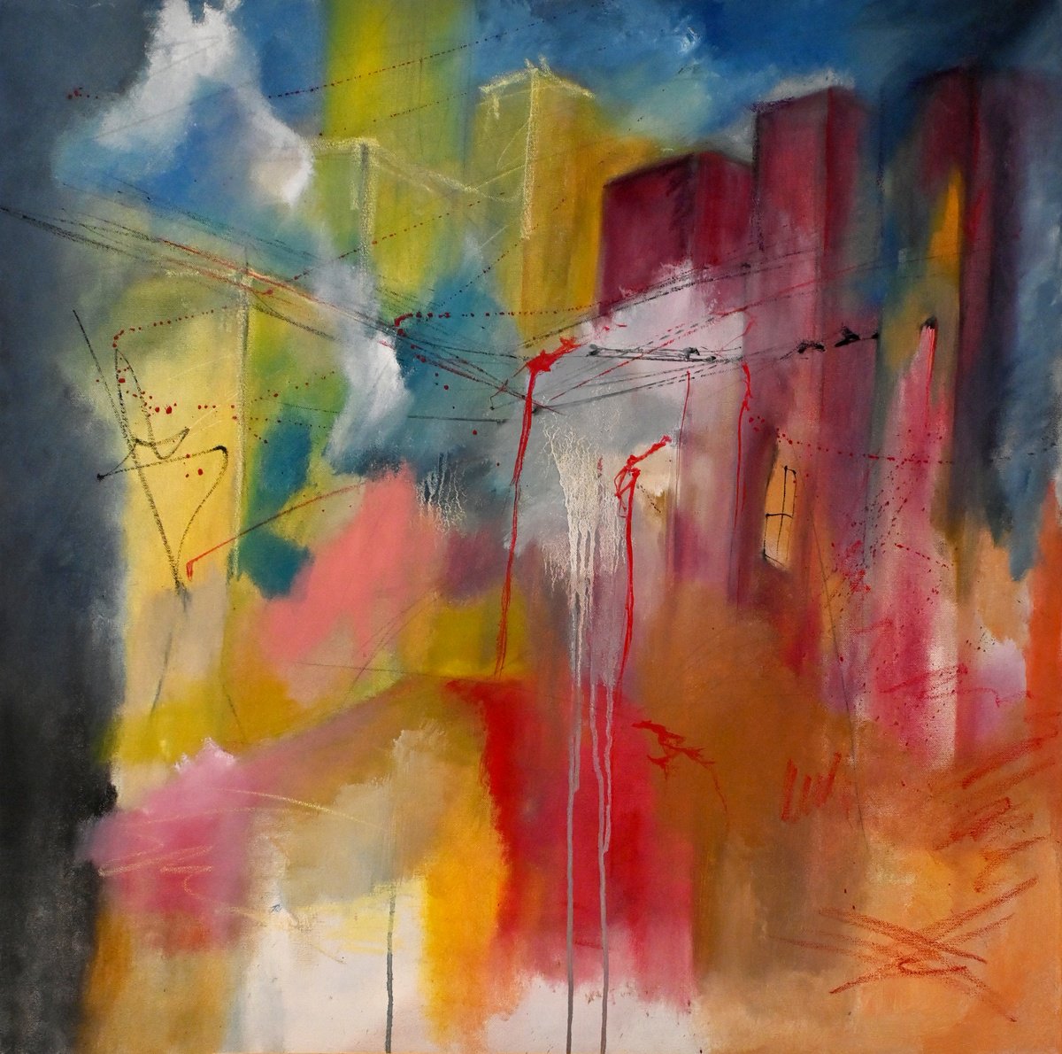 Silent Cityscape By YS?rei, 31 X 31, Artwork For Sale On Artfinder
