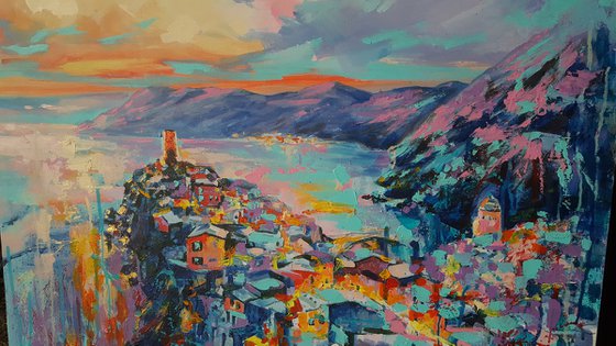 Sunset in Vernazza