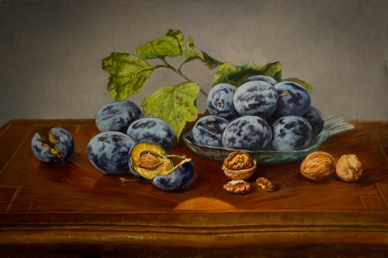 Plums and nuts