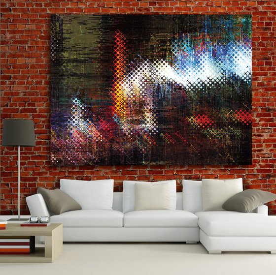 Ciudades abstractas XIV/XL large original artwork