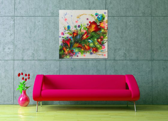 ”Bright Spring Dreams” Large Painting