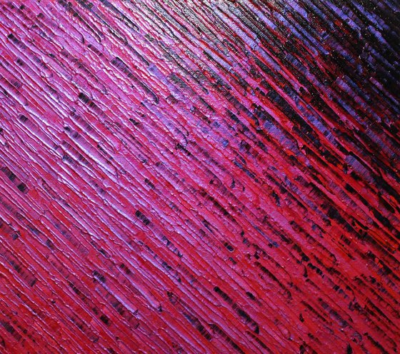 Iridescent pink red knife texture