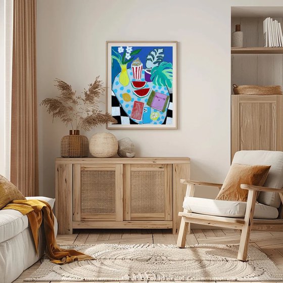 Moments of Summer on a Quiet Table