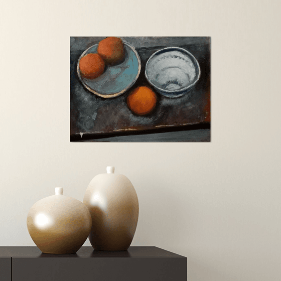 Still life with Oranges