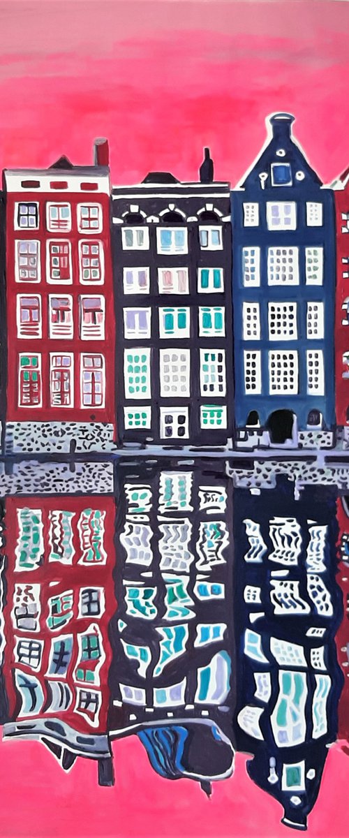 Amsterdam / 100 x 64 cm by Alexandra Djokic
