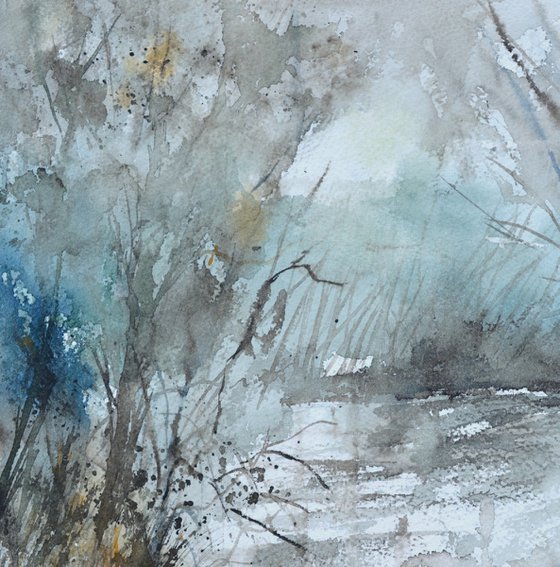 Willows  -watercolor
