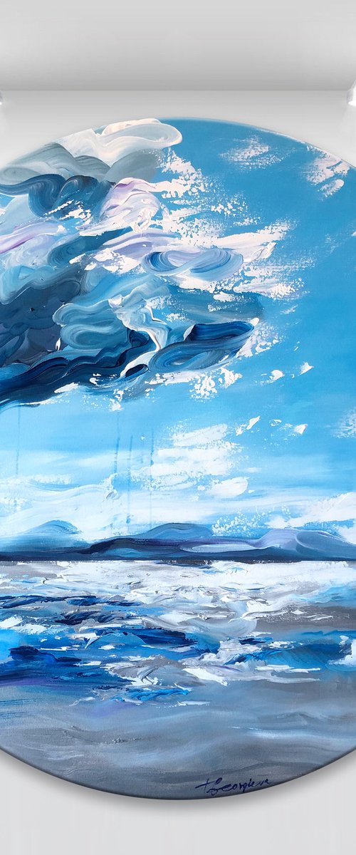 Awhā pārūrū - 90x90cm by Tatiana Georgieva