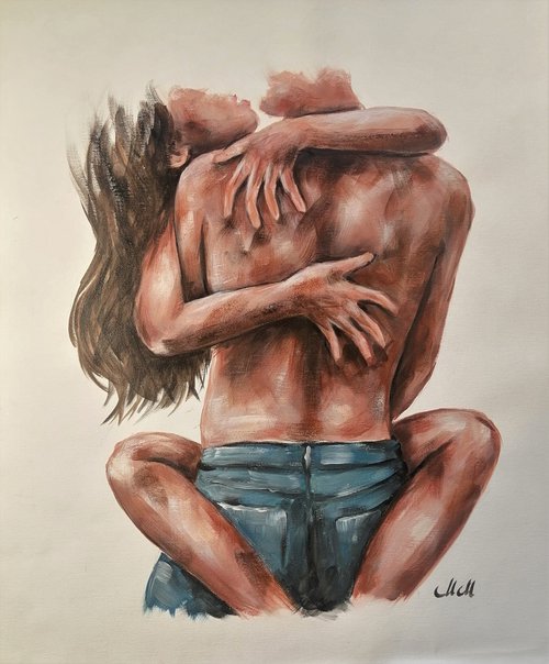 Lovers embrace II by Mateja Marinko