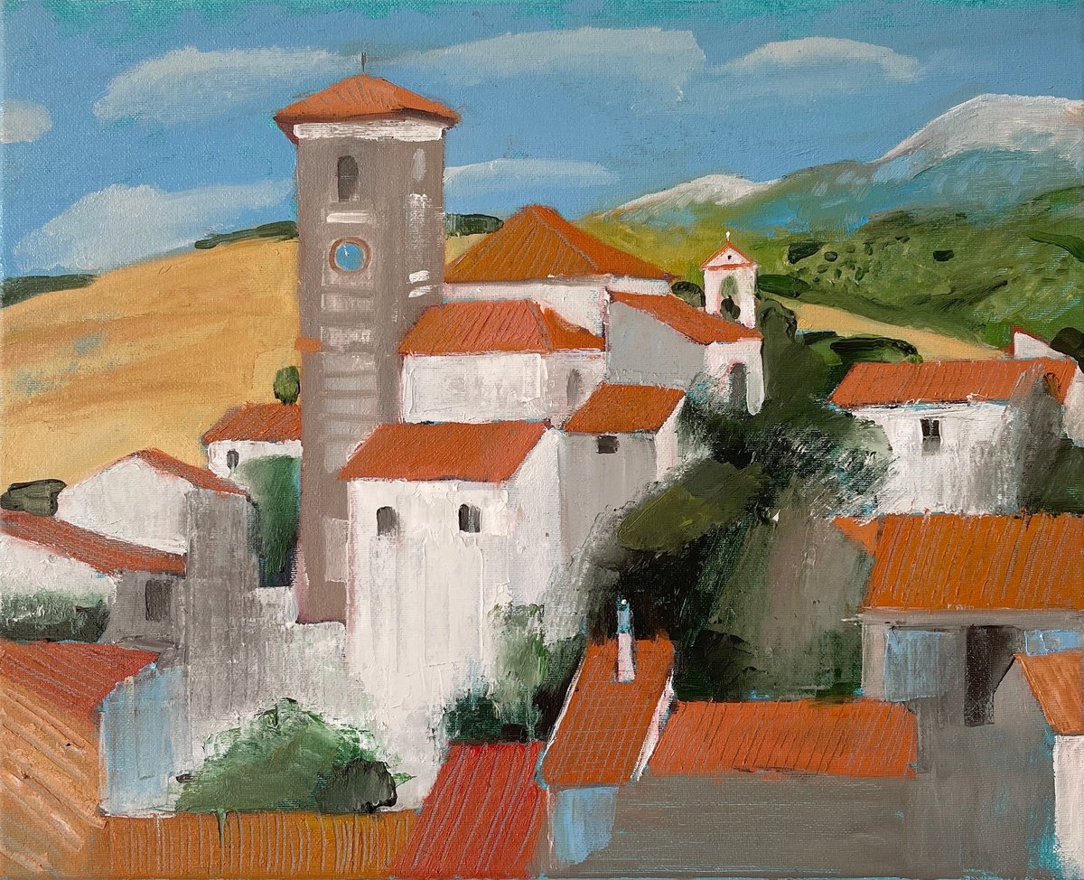 View of the Tower of the Church of Our Lady of Grace by Victoria Dael