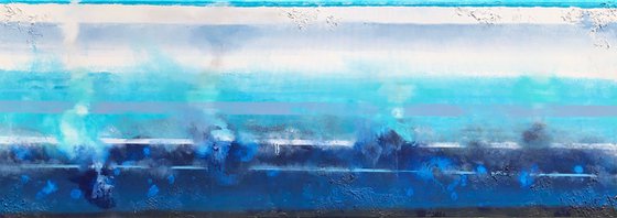 custom order Eija-abstract sea scratches (150 x 50 cm) Dee Brown