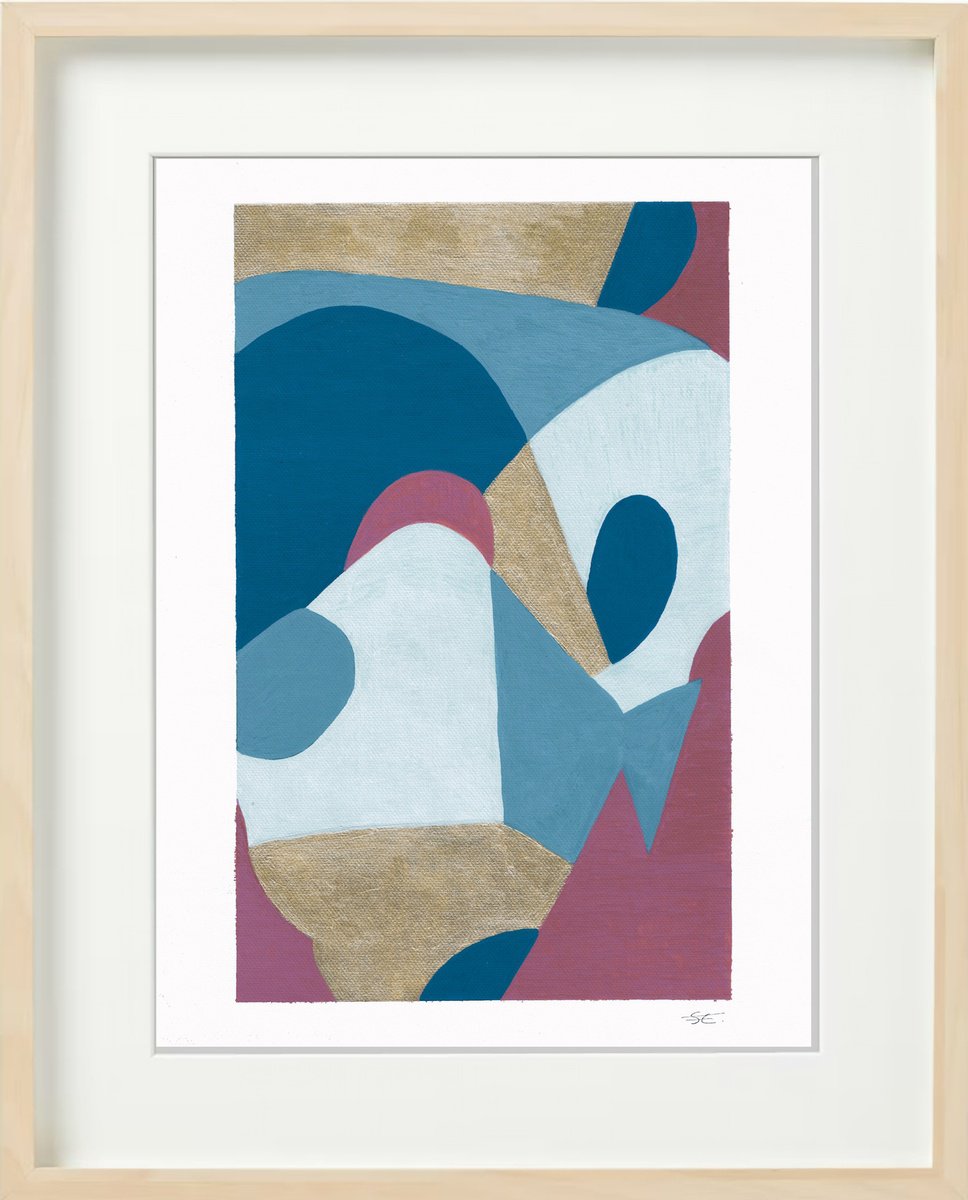 Abstract Acrylic Painting By Carla Sa Fernandes, 17 X 21, Ss2.S2, Original Artwork