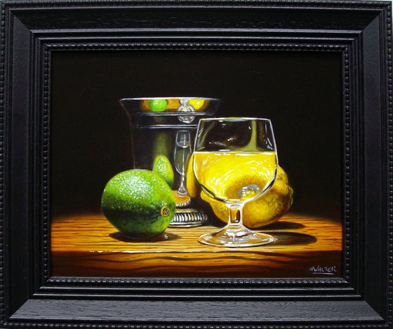 Silver lime and lemon