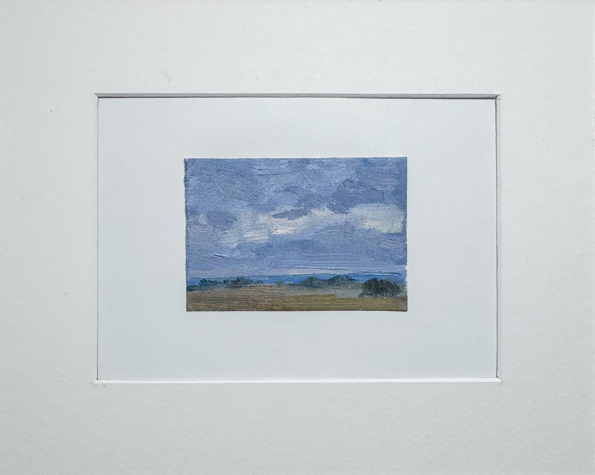 Impressionistic Landscape Oil Painting By Nataliia Nosyk, 10 X 8", Plein Air Study#2, Original Artwork