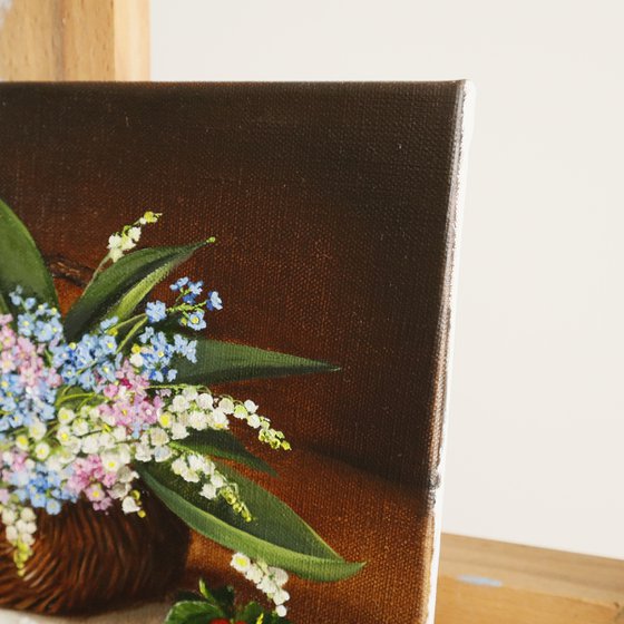 Lilies of the Valley Basket