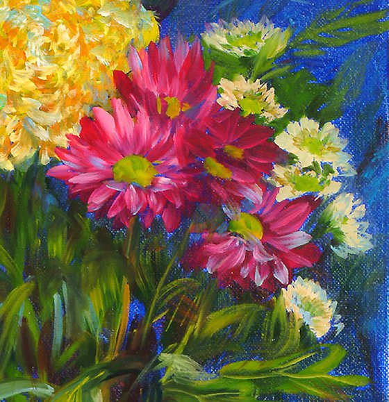 Blue Garden Bouquet