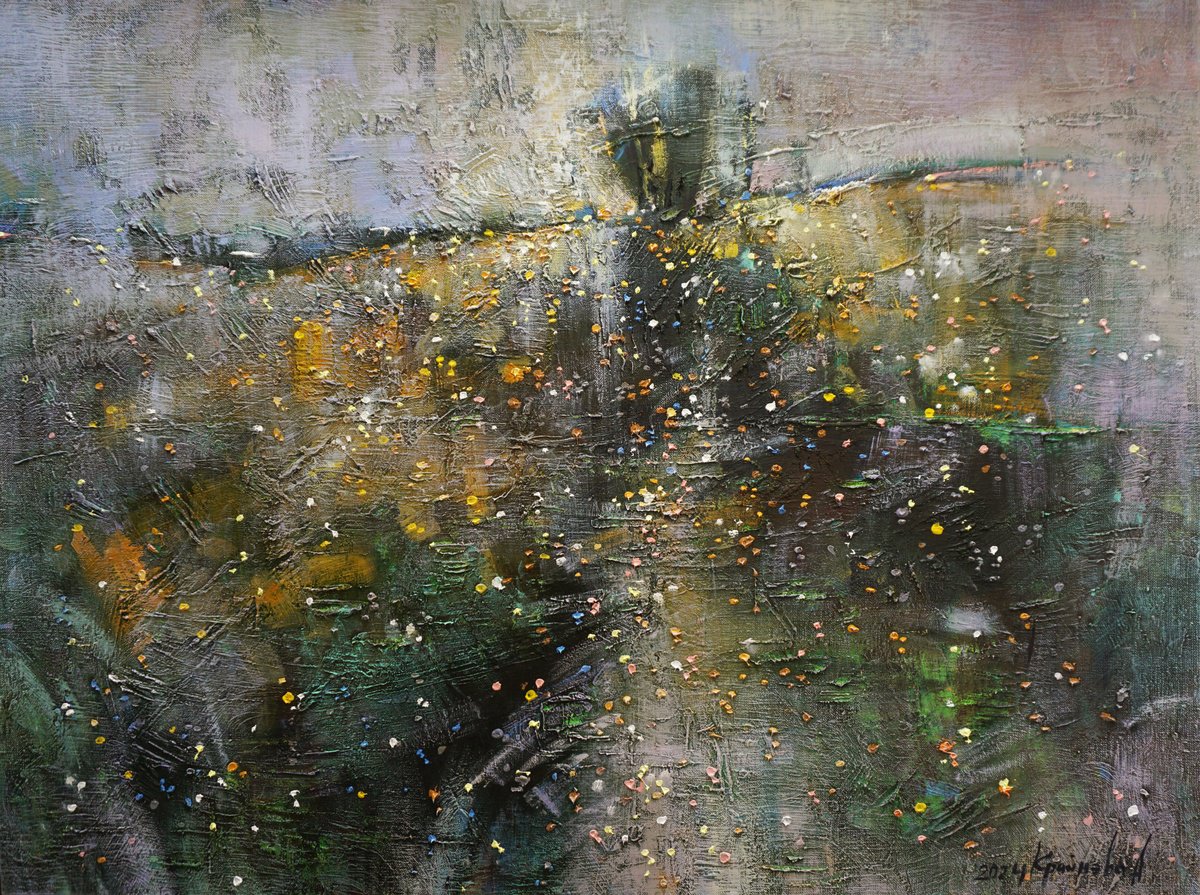 Impressionistic Landscape Oil Painting By Anastasiia Kraineva (Masniuk), 31 X 24, This Is My Summer, Original Artwork