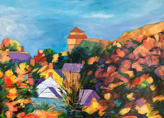 Knighton from the Comm