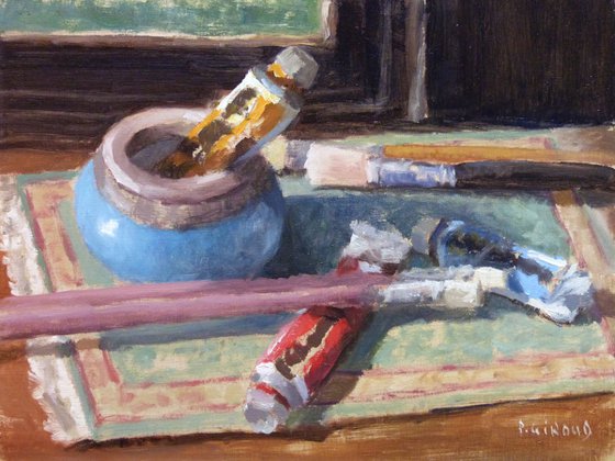 Paint Tubes and Brushes