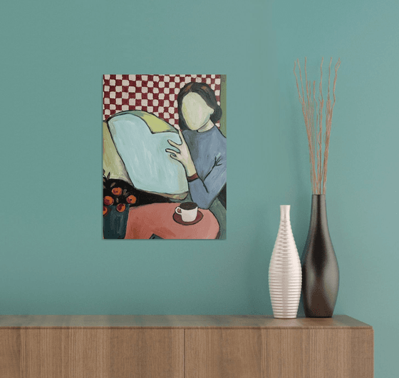 Girl with a Newspaper