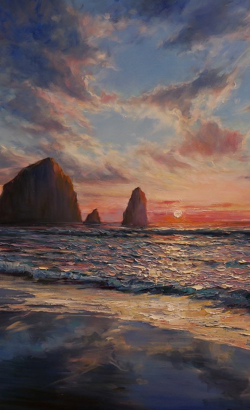 "Sunset on the Coast" by Gennady Vylusk