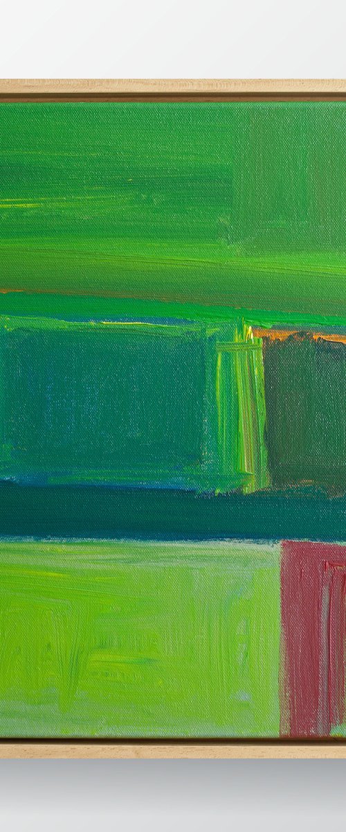 Green Coast - Abstract Seascape by Thomas Hjelm
