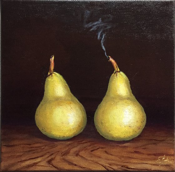 Smoked pears