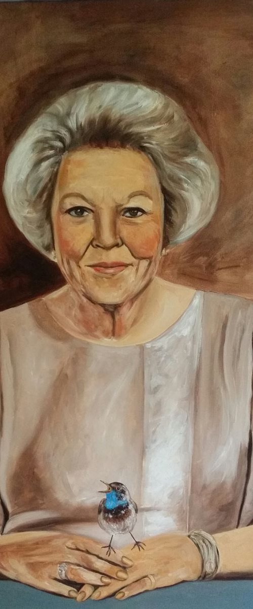 The Queen of the Netherlands Beatrix by Els Driesen