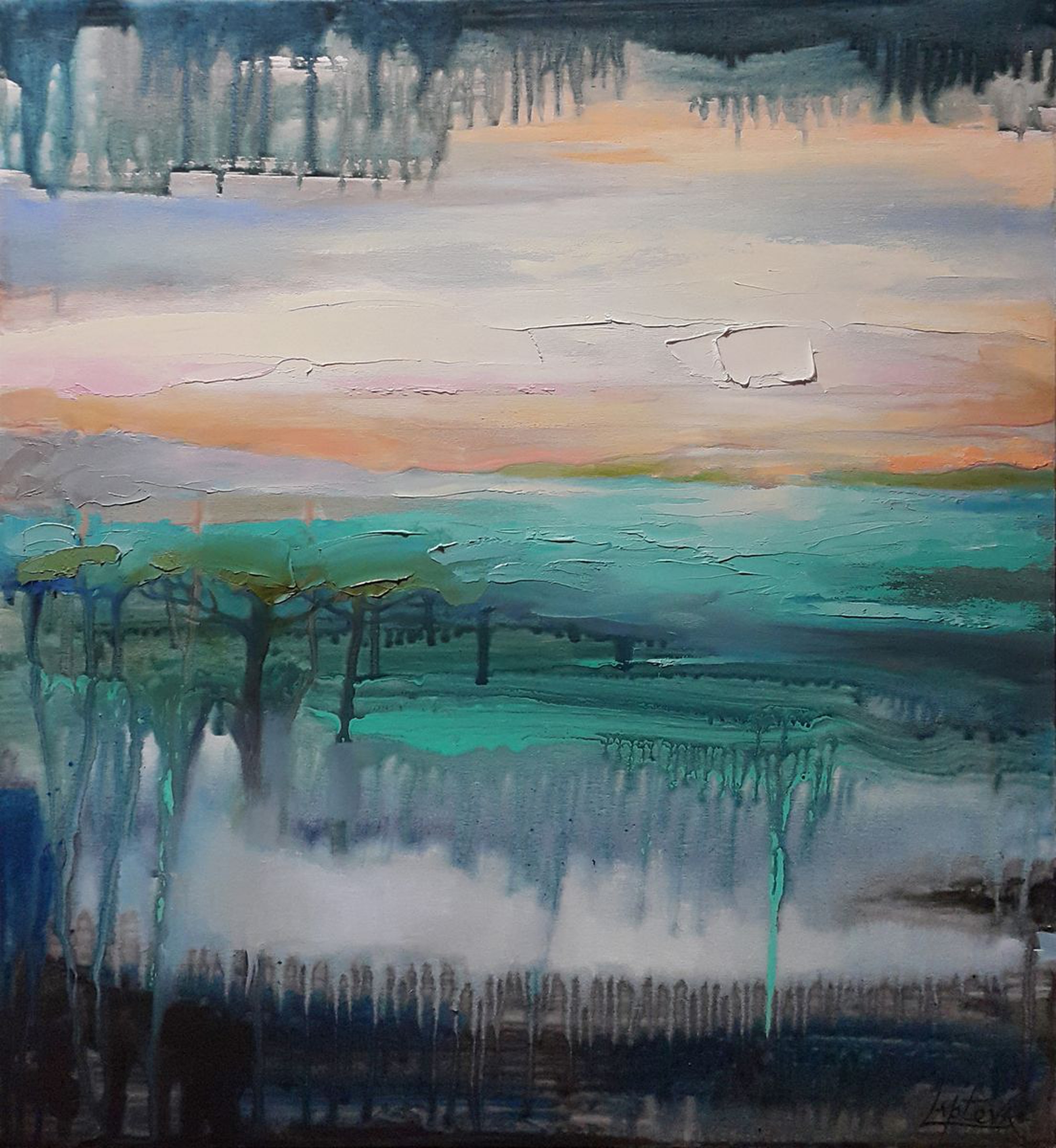 Abstract Landscape East Africa Sunrise In The Artfinder