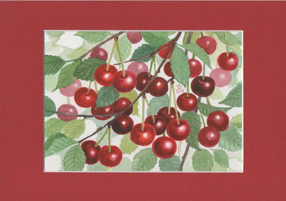 Cherries 15x21 cm