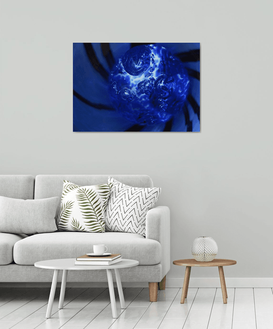 " Black and blue abstraction "  Limited Edition 1 / 15