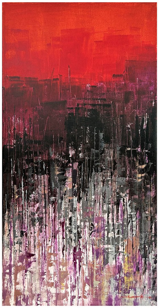 Red Sky_24"X48"