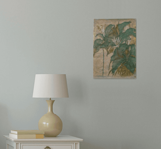 Lilies in Chinoiserie