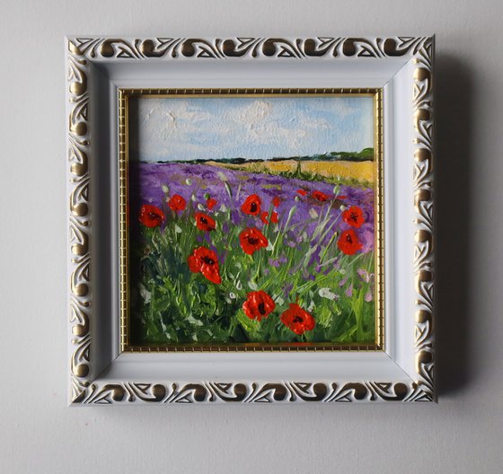 Poppy, Mini Art Framed