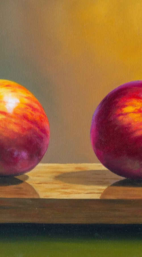 Two Apples. Still Life/17 by Kolodyazhniy Sergey