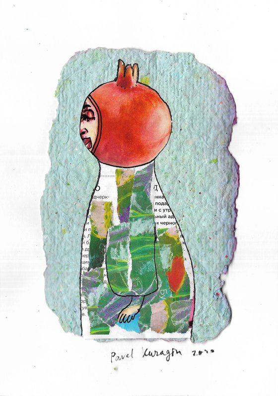 Pomegranate man