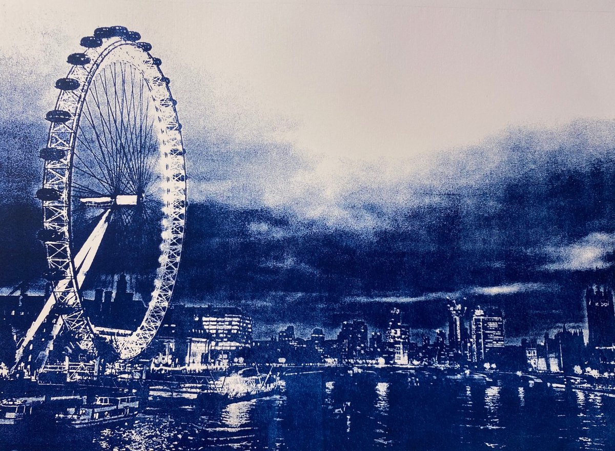 Limited Edition Print , Show Me (Blue) By Diane Mclellan, 20 X 15, Artwork For Sale On Artfinder