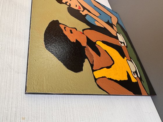Gossip Girls. Original Painting