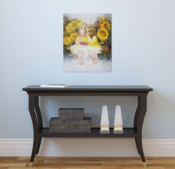 В ПОДСОЛНУХАХ.Анна Добродий