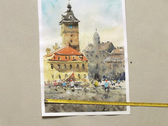 Transylvania Watercolor Art
