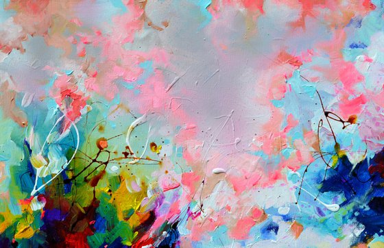 Abstract Dreamscape Flowering Woodland