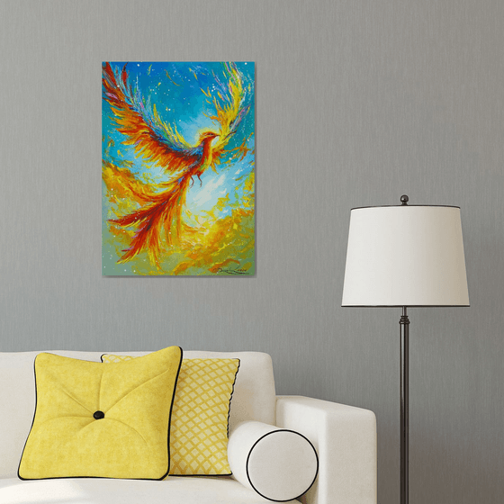 Phoenix. A Moment of Rebirth