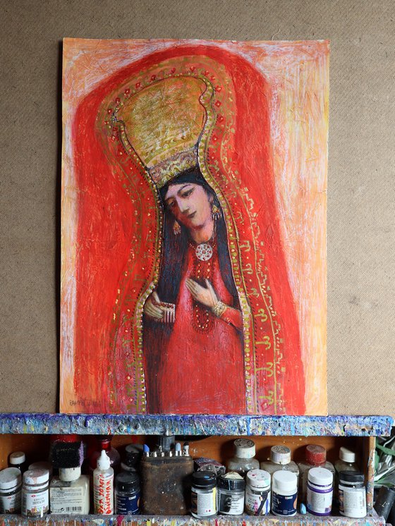 Fantasy with Flowers 333. paper 59x42cm