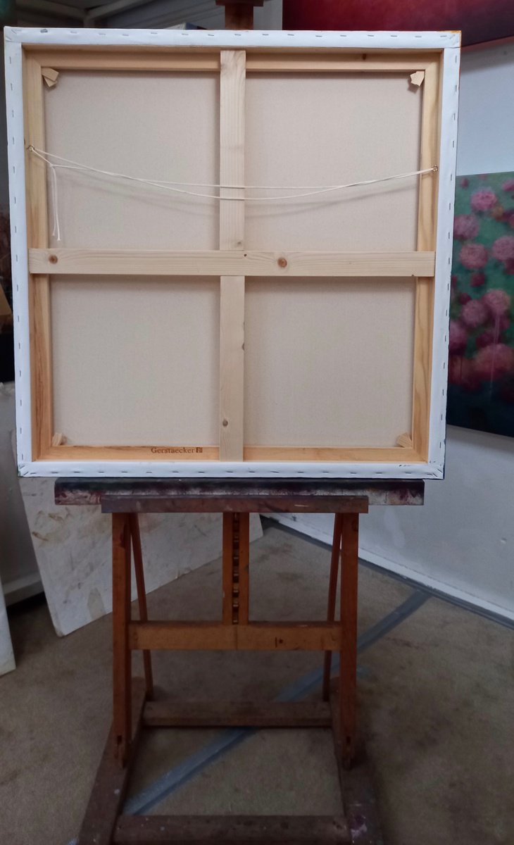 Landscape Oil Painting By Lee Campbell, 31 X 31", Druanitia, Original Artwork