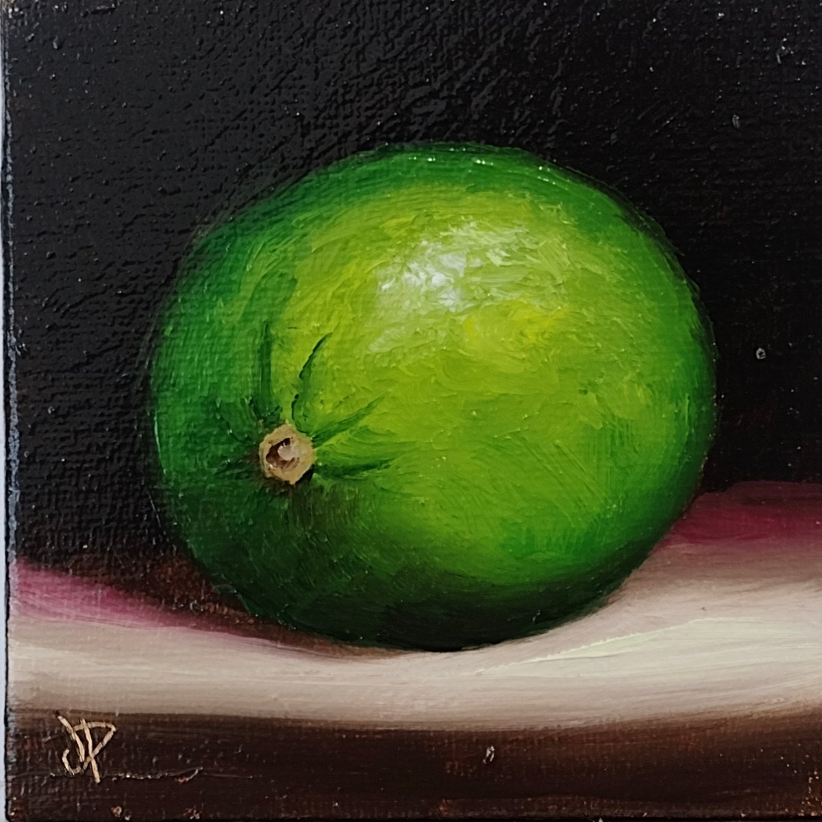 Little lime still life by Jane Palmer Art